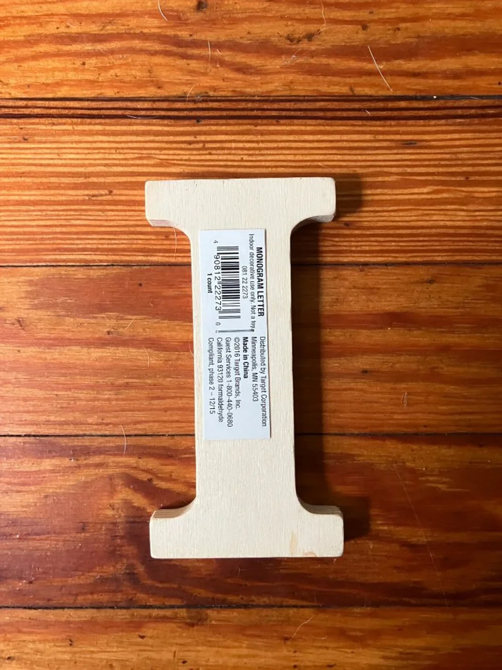 NWT Wooden Letters 